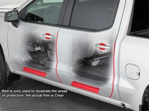 Jeep Gladiator Paint Protection Film - WeatherTech - Scratch Protection Film - Transparent - `20-`27