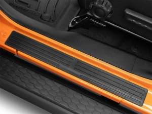 Jeep Wrangler Sill Protector - WeatherTech - Black - `23-`25 Jeep Wrangler Sill Protector - WeatherTech - Black - `23-`25