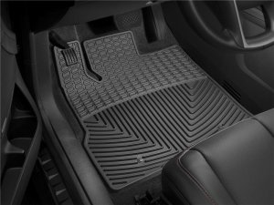 Jeep Cherokee Floor Mats - Front - WeatherTech - All-Weather Rubber - Black - `14-`27
