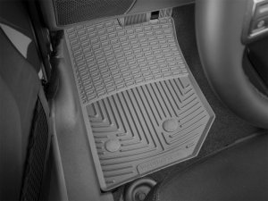 Jeep Wrangler Unlimited Floor Mats - Front - WeatherTech - Rubber - Grey - `14-`16