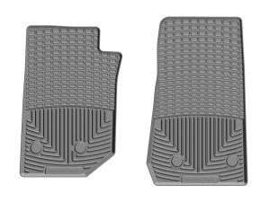 Jeep Wrangler Unlimited Floor Mats - Front - WeatherTech - Rubber - Grey - `14-`16
