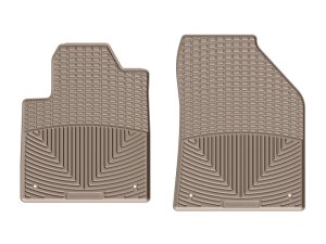 Jeep Cherokee Floor Mats - Front - WeatherTech - Rubber - Tan - 2015