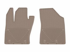 Jeep Compass Rubber Floor Mats - Front - WeatherTech - All-Weather - Tan - `17-`26