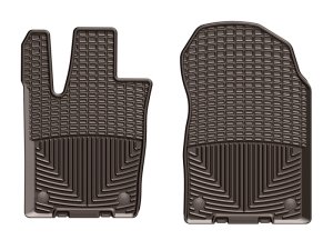 Jeep Grand Cherokee Floor Mats - Front - WeatherTech - Rubber - Cocoa - `16-`27