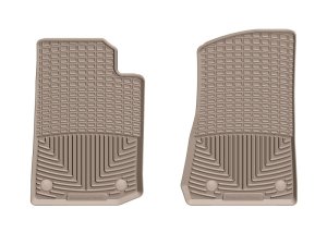 Jeep Gladiator Floor Mats - Front - WeatherTech - All-Weather - Tan - `20-`27
