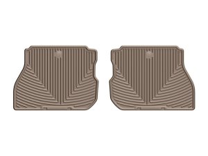 Jeep Wrangler Floor Mats - Rear - WeatherTech - All-Weather Rubber - Tan - `18-`27