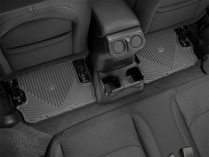 Jeep Wrangler Rear Rubber Mats - WeatherTech - All-Weather - Black - `18-`27
