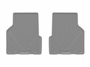 Jeep Compass Rubber Floor Mats - Rear - WeatherTech - All-Weather - Grey - `17-`26