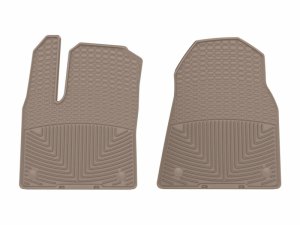 Jeep Grand Wagoneer Floor Mats - Front - WeatherTech - All-Weather - Tan - `22-`26