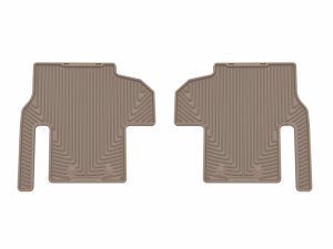 Jeep Grand Wagoneer Floor Mats - Rear - WeatherTech - All-Weather - Tan - `22-`26