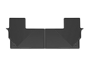 Jeep Grand Wagoneer Rubber Floor Mats - Rear - WeatherTech - All-Weather - Black - `22-`26