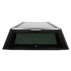 Jeep Gladiator Truck Cap - Westin - EXP - Matte Black - Sliding Front Glass