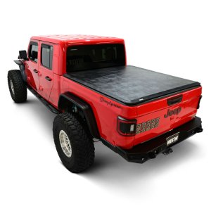 Jeep Gladiator JT Soft Roll Tonneau Cover - Westin - Soft Roll-Up - Black - `20-`24