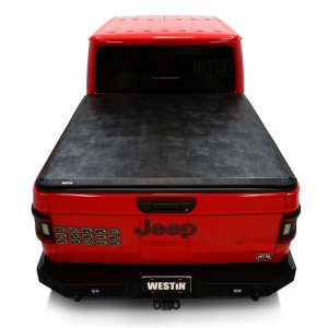 Jeep Gladiator JT Soft Roll Tonneau Cover - Westin - Soft Roll-Up - Black - `20-`24