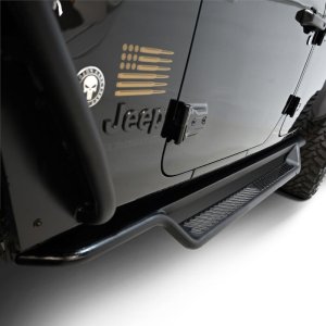 Jeep Gladiator Running Boards - Westin - Outlaw Drop - Tex. Blk - `20-`25