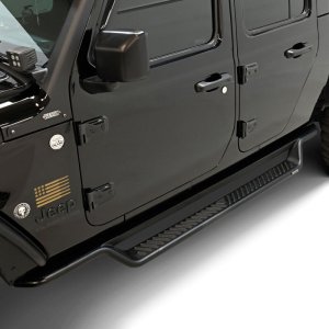 Jeep Gladiator Running Boards - Westin - Outlaw Drop - Tex. Blk - `20-`25
