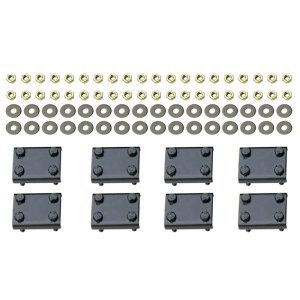 Jeep Wrangler Nerf Step Bar Mount Kit - Westin - Premier Oval - Black - `07-`17