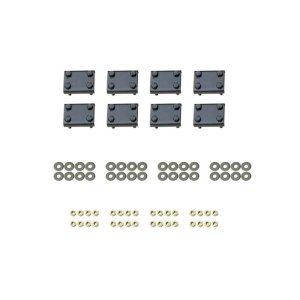 Jeep Wrangler Unlimited Nerf Step Bar Mount Kit - Westin - Premier Oval - Black - `07-`17