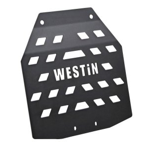Jeep Wrangler Transfer Case Skid Plate - Westin - Textured Black - `18-`21
