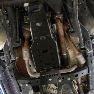 Jeep Wrangler Skid Plate - Westin - Transmission Pan - Textured Black - `07-`11