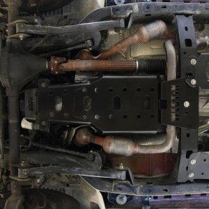 Jeep Wrangler Skid Plate - Westin - Transmission Pan - Textured Black - `07-`11