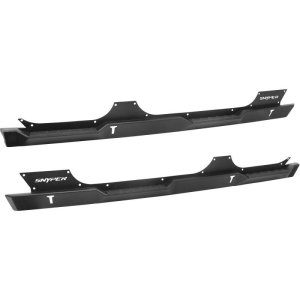 Jeep Wrangler Unlimited Rock Slider Steps - Westin - Snyper - Textured Black - `07-`17