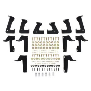 Jeep Wrangler JKU Nerf Bars - Westin - HDX Stainless Drop - Textured Black - `07-`18