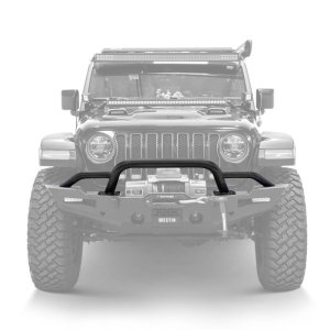 Jeep Wrangler Bull Bar - Front - Westin - XTS Round - Textured Black - `18-`25