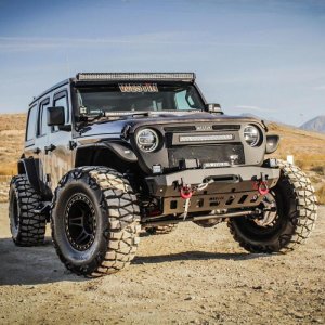 Jeep Wrangler Bumper - Front - Westin - WJ2 Stubby Front Bumper w/Bull Bar - Textured Black - `18-`22