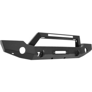 Jeep Wrangler Bumper - Front - Westin - WJ2 Full Width w/LED Light Bar Mount - Textured Black - `18-`20
