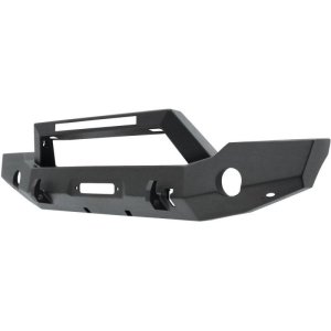 Jeep Wrangler Bumper - Front - Westin - WJ2 Full Width w/LED Light Bar Mount - Textured Black - `18-`20