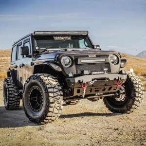 Jeep Wrangler JL Tube Fenders - Front - Westin - Steel Tube with Turn Signal Lights - Textured Black - `18-`20
