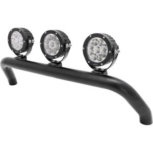 Jeep Wrangler Light Mounts - Westin - Snyper Bumper Mount - Textured Black - `07-`17