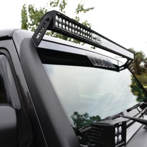 Jeep Wrangler Light Mounts - Pillar - Westin - For 50 in. LED Light Bar - Textured Black - `18-`19