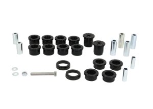 Jeep Wrangler Suspension Control Arm Bushing Kit - Front Upper and Lower - Whiteline - `07-`14