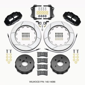 Jeep JK Brake Kit - Rear - Wilwood - Narrow Superlite 4R + BP-10 Pads - `07-`18