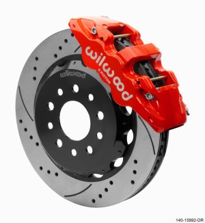 Jeep JT Brake Kit - Front - Wilwood - AERO6 - Red - `18-`25