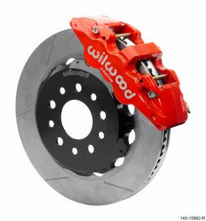Jeep JT Brake Kit - Front - Wilwood - AERO6 - Red - `18-`25