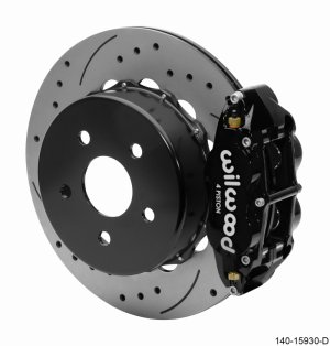 Jeep JL Brake Kit - Rear - Wilwood - Superlite 4R 14.00 w/Lines - Black - `18-`27