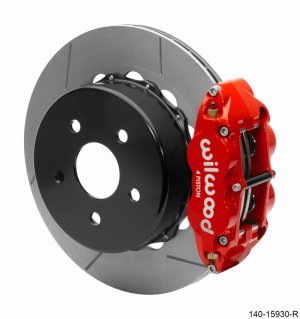 Jeep JL Brake Kit - Rear - Wilwood - Superlite 4R - Red - `18-`27