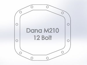 Jeep Gladiator Differential Cover - Front - aFe - Pro Series, Dana M210 - Black - `20-`25