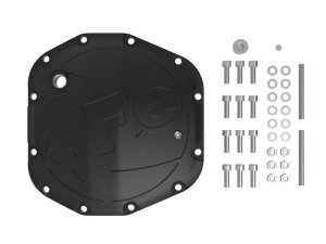 Jeep Wrangler Differential Cover - Rear - aFe - Pro Series - Black - `18-`25