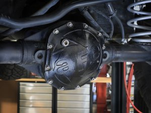 Jeep Wrangler Differential Cover - Rear - aFe - Pro Series - Black - `18-`25