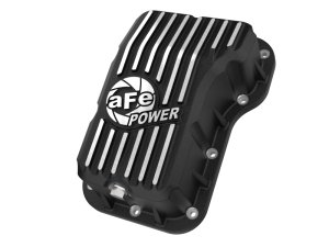 Jeep Wrangler Transmission Pan - aFe - Pro Series with Machined Fins - Black - `18-`25