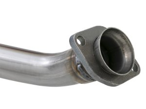 Jeep Wrangler Unlimited Performance Exhaust - aFe - Twisted Steel Y-Pipe w/ Loop Relocation Pipe - `12-`18
