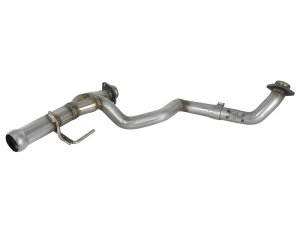 Jeep Wrangler Performance Exhaust - aFe - Twisted Steel Y-Pipe 2-1/4in 409 SS - `18-`25 Jeep Wrangler Performance Exhaust - aFe - Twisted Steel Y-Pipe 2-1/4in 409 SS - `18-`25