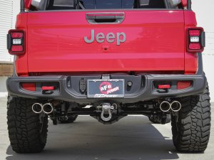 Jeep Wrangler Performance Exhaust - aFe - Vulcan Series Cat Back - `18-`25