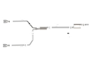 Jeep Wrangler Performance Exhaust - aFe - Vulcan Series Cat Back - `18-`25