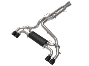 Jeep Wrangler Performance Exhaust - aFe - Vulcan Series Cat-Back - Black - `21-`25 Jeep Wrangler Performance Exhaust - aFe - Vulcan Series Cat-Back - Black - `21-`25