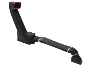 Jeep Gladiator Mojave Performance Air Intake - aFe - Dynamic Air Scoop D.A.S Snorkel - Black with Orange Accents - `20-`26